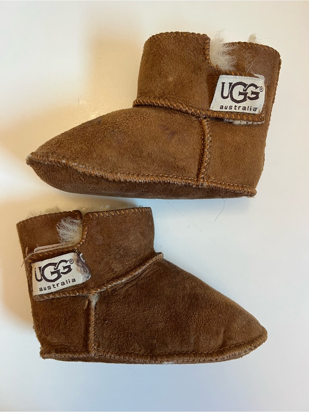 UGG m Toddler Erin Booties Chestnut Sheepskin